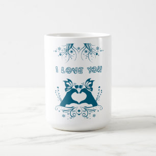 Mug Magique Aimez votre petite amie, célébrez votre Saint-Vale