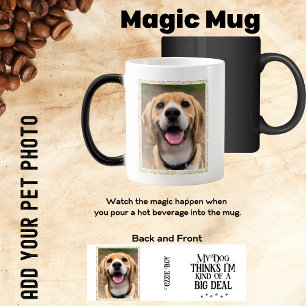 Mug Magique Ajouter votre animal de compagnie photo amusant