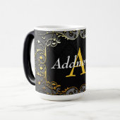 Mug Magique Ajouter votre nom et votre initiale (Devant gauche)