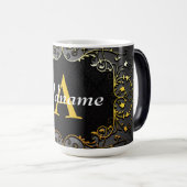 Mug Magique Ajouter votre nom et votre initiale (Devant droit)