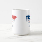 Mug Magique Ajouter votre nom Trump à la présidence (Centre)