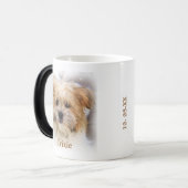 Mug Magique Ajouter votre photo pour animaux de compagnie (Devant gauche)