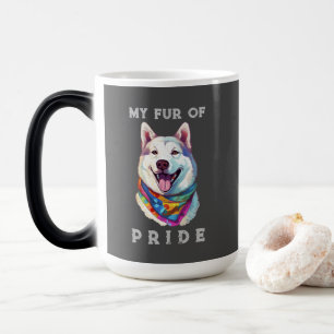 Mug Magique Akita Chien Rainbow Drôle Ma Fierté De Fourrure