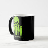 MUG MAGIQUE ALIEN (Devant gauche)