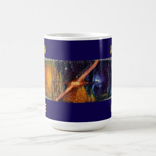 Mug Magique Alien Cave - Purple with Dual Title (Centre)