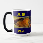 Mug Magique Alien Cave - Violet avec double titre (Gauche)