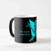 Mug Magique Alien gris, la vérité est là (Devant gauche)