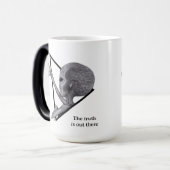 Mug Magique Alien gris, la vérité est là (Devant gauche)