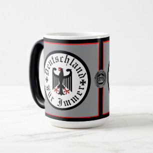 Mug Magique Allemagne/Deutschland pour toujours/aigle noir/cro