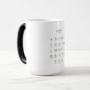Mug Magique Alphabet Latin