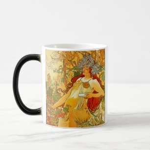 Mug Magique Alphonse Mucha Art Nouveau Automne