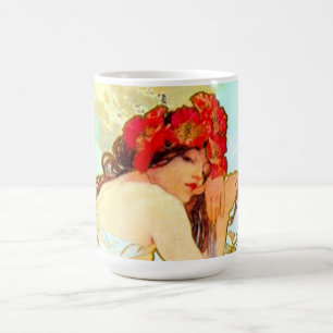 Mug Magique Alphonse Mucha Art Nouveau Été