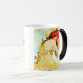 Mug Magique Alphonse Mucha Art Nouveau Été (Devant droit)