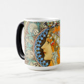 Mug Magique Alphonse Mucha Art Nouveau Zodiac (Devant gauche)