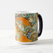 Mug Magique Alphonse Mucha Art Nouveau Zodiac (Devant droit)