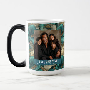 Mug Magique Amaryllis verte Hommage à Papa Chaton Naturel