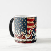 Mug Magique Âme fière du 4 juillet (Devant gauche)