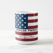Mug Magique American Freedom Personalized Name (Centre)