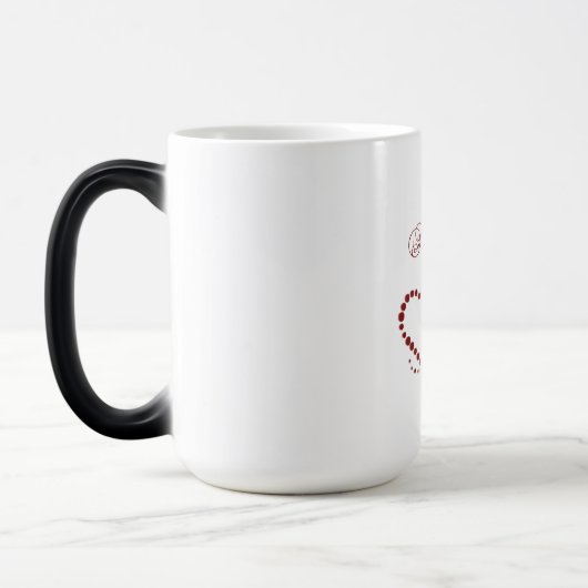 Mug Magique Amour Amor Heart Valentine (Gauche)
