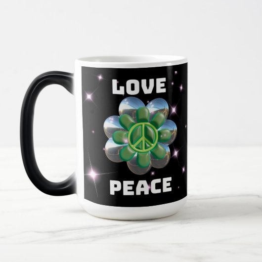 Mug Magique Amour et paix (Gauche)