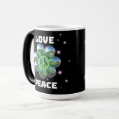 Mug Magique Amour et paix (Devant gauche)