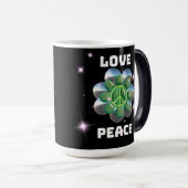 Mug Magique Amour et paix (Devant droit)