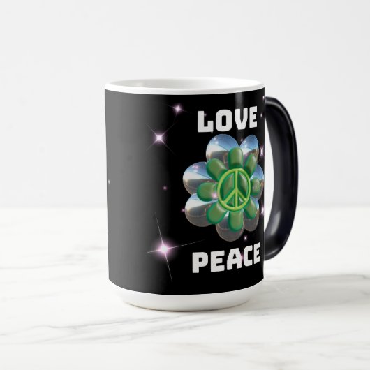 Mug Magique Amour et paix (Devant droit)