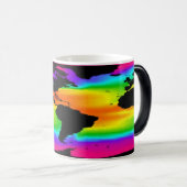 Mug Magique Amour Morphing du monde (Devant droit)