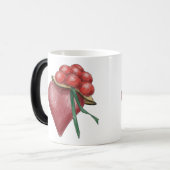 Mug Magique Amour noir (Devant gauche)