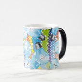 Mug Magique Ampoule incandescente (Devant droit)