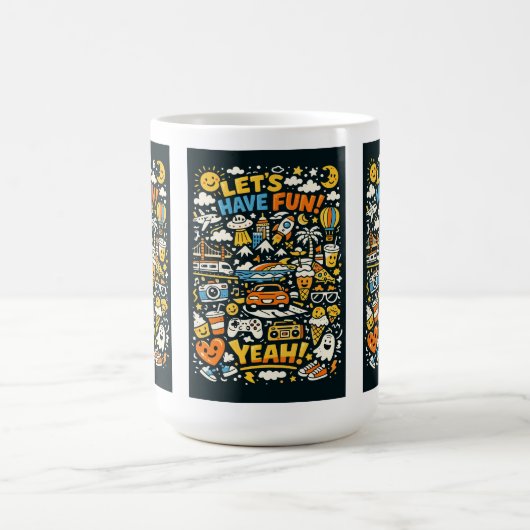 MUG MAGIQUE « AMUSONS-NOUS ! » (Centre)