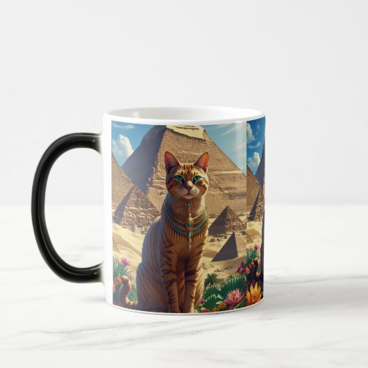 Mug Magique Ancien chat égyptien (Gauche)