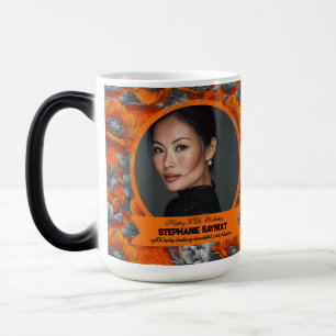 Mug Magique Anémones 50e anniversaire personnalisé