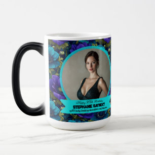 Mug Magique Anémones Cadeau d'anniversaire 70 ans pour sœur