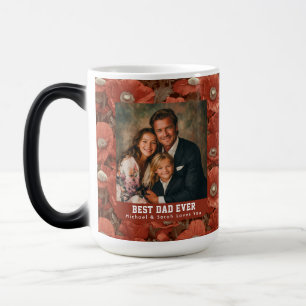 Mug Magique Anémones orange Botanique Papa Papa Voyage