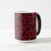 Mug Magique Anémones Rouges Impression Père Luxe (Devant droit)