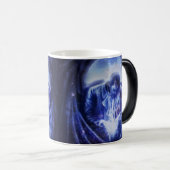 Mug Magique Ange de Falln dans le bleu (Devant droit)