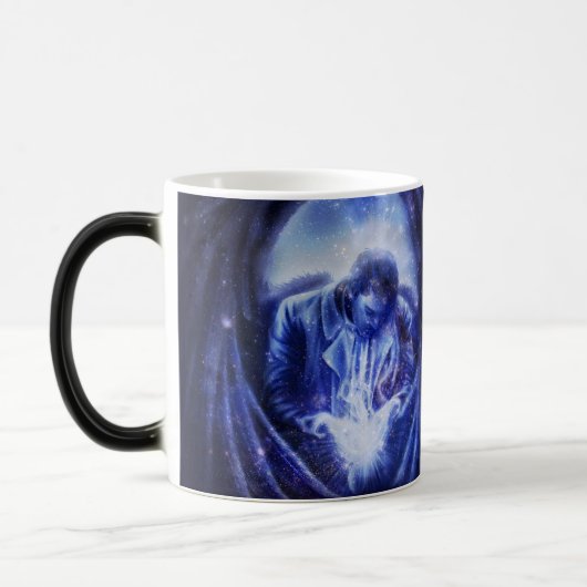 Mug Magique Ange de Falln dans le bleu (Gauche)