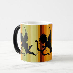 Mug Magique Angel Silhouette Cupidé avec Design Coeur