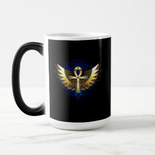 Mug Magique Ankh or avec ailes