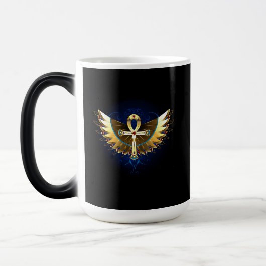 Mug Magique Ankh or avec ailes (Gauche)