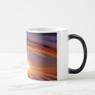 Mug Magique Anneaux de planète Coucher du soleil Art cosmique