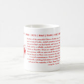 MUG MAGIQUE ANNÉE CHINOISE DE ZODIAQUE DU BOEUF (Centre)