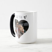 Mug Magique Anniversaire pour lui cadeaux pour petit ami Coupl (Devant gauche)