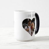 Mug Magique Anniversaire pour lui cadeaux pour petit ami Coupl (Devant droit)