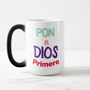 Mug Magique appuyer sur un bouton Dios Primero