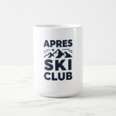 Mug Magique Apres Ski Club Mountain Logo - Custom Mens Winter  (Centre)