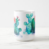 Mug Magique aquarelle Cactus (Centre)