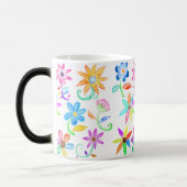 Mug Magique Aquarelle Florale : Décor de cuisine (Gauche)