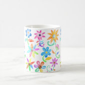Mug Magique Aquarelle Florale : Décor de cuisine (Centre)